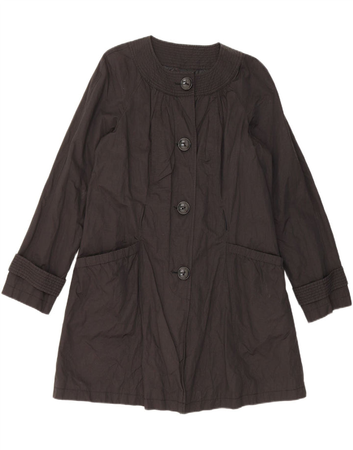 Marks & Spencer Γυναικεία καμπαρντίνα Autograph UK 14 Medium Black Cotton