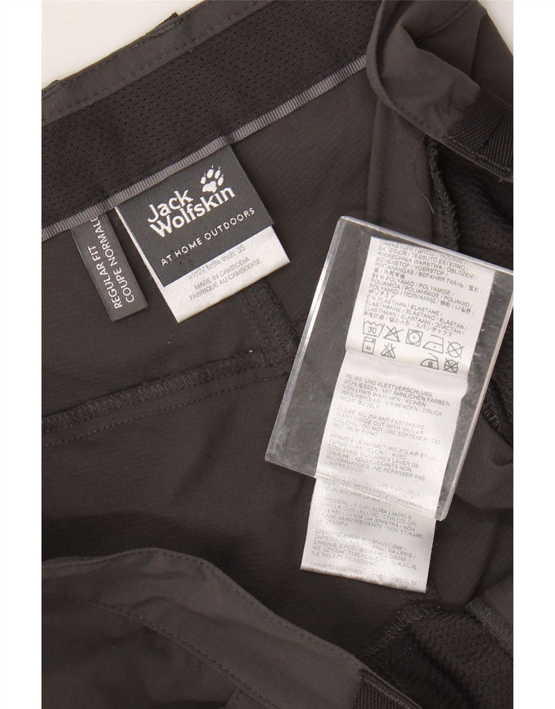 Jack Wolfskin Ανδρικό σορτς Cargo Regular Fit UK 42 Large W35 Grey Polyamide