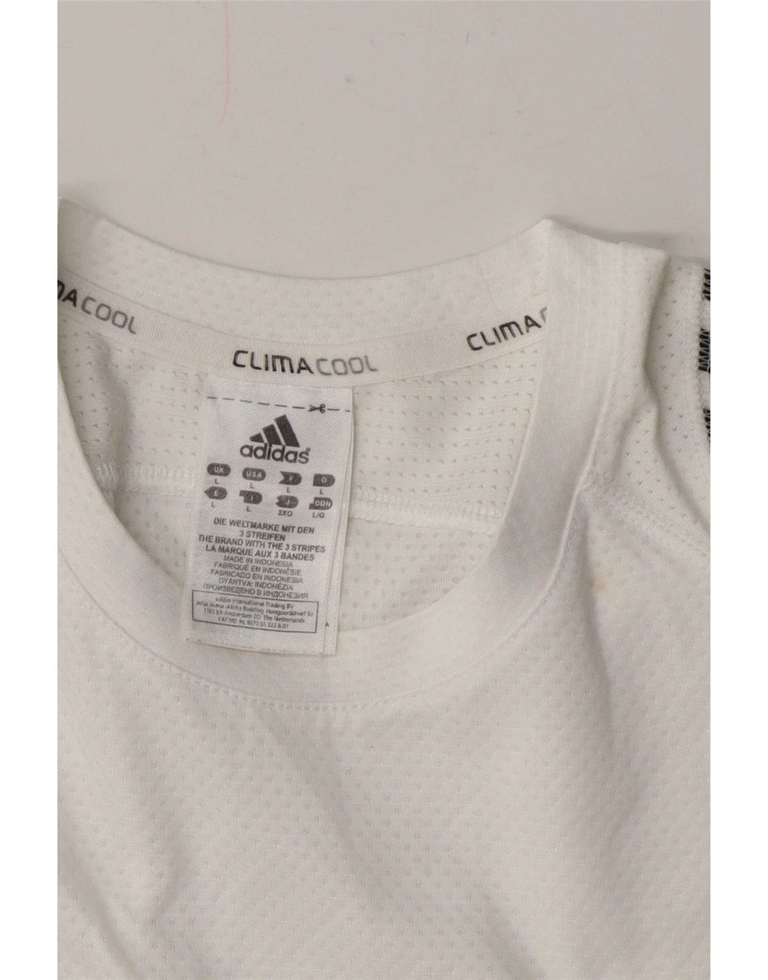 Ανδρικό T-Shirt Adidas Climacool Top Large White Polyester