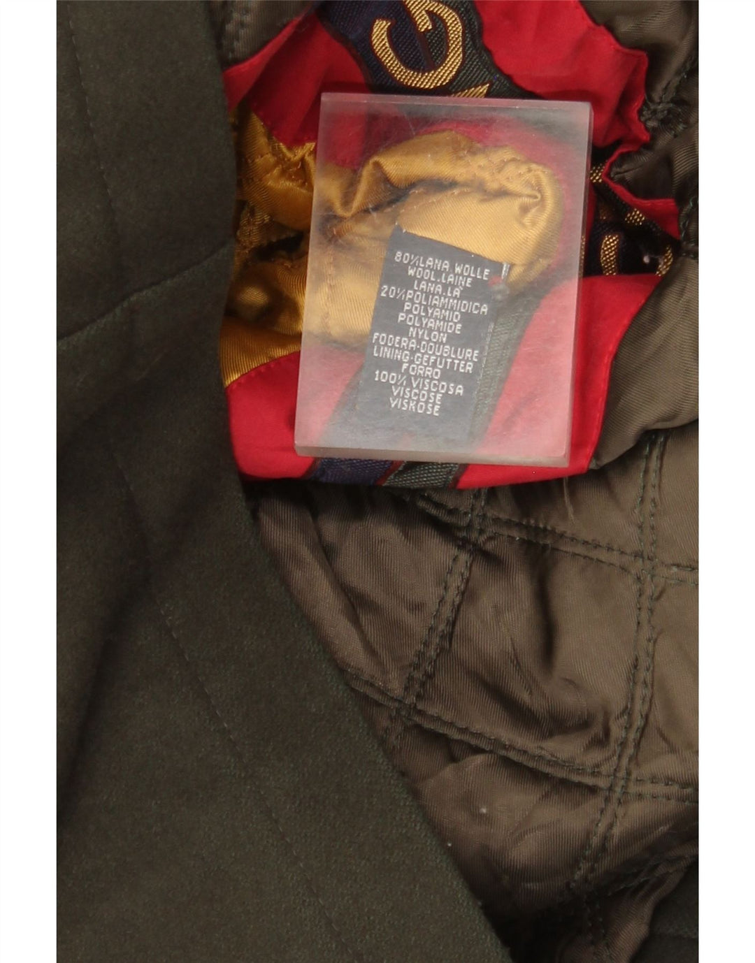 Ανδρικό πανωφόρι Paul & Shark UK 42 XL Χακί μαλλί