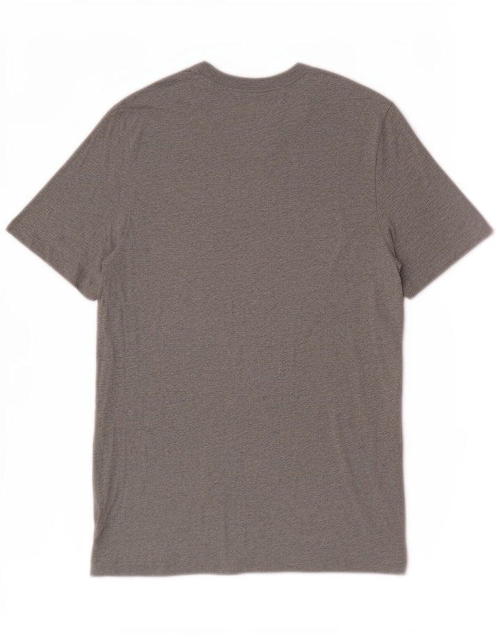 Ανδρικό T-Shirt Nike, Βαμβακερό μεσαίο γκρι με φλύκταινες