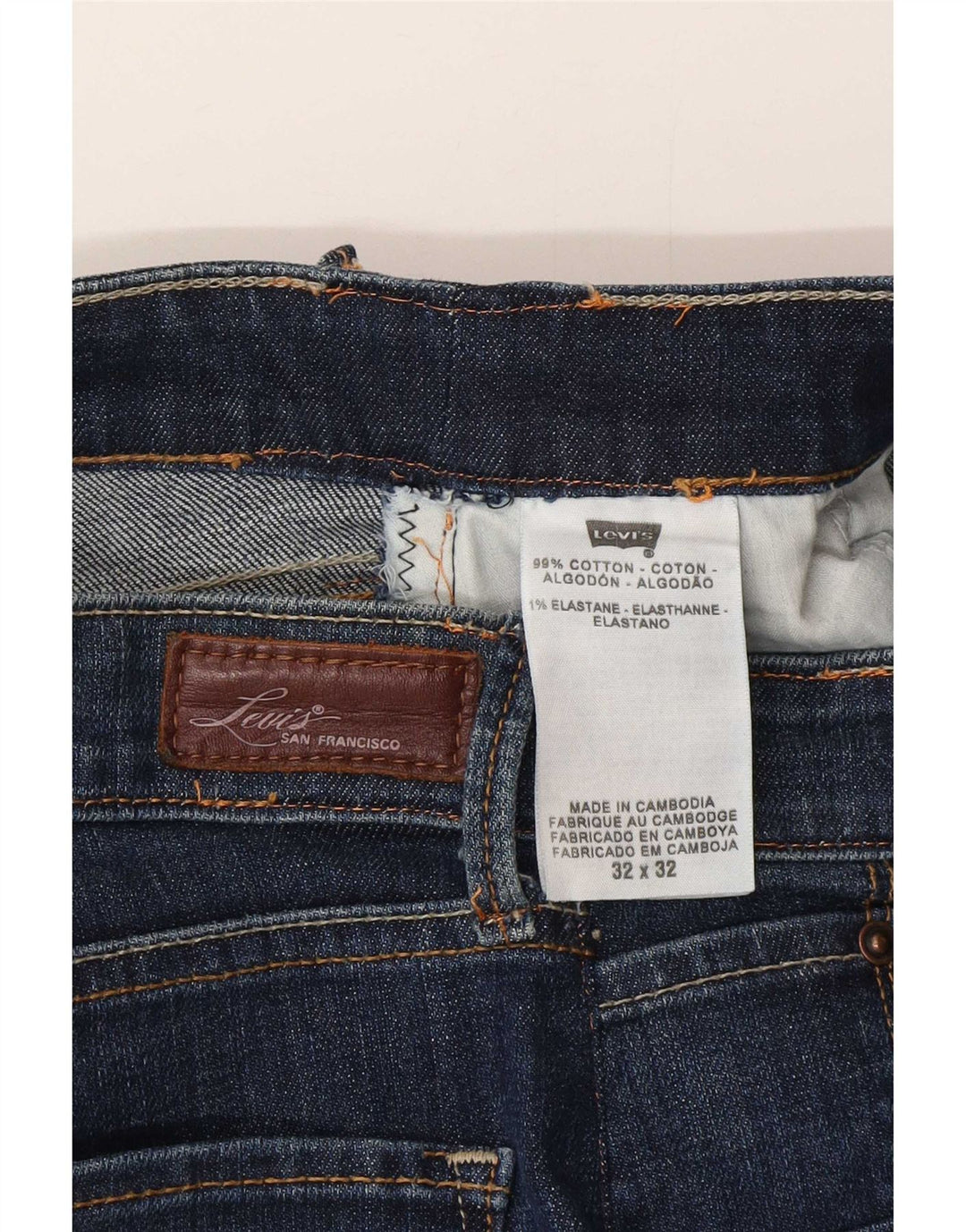 Γυναικείο τζιν Levi's Bootcut W32 L32 Μπλε βαμβακερό