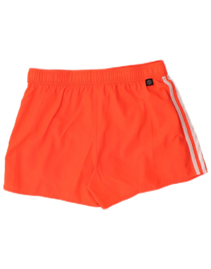 Ανδρικό αθλητικό σορτς ADIDAS με μεσαίο πορτοκαλί πολυεστέρα