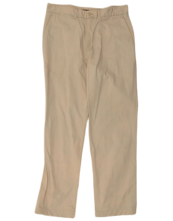 Zara Ανδρικό ίσιο παντελόνι Chino EU 42 Large W32 L30 Beige