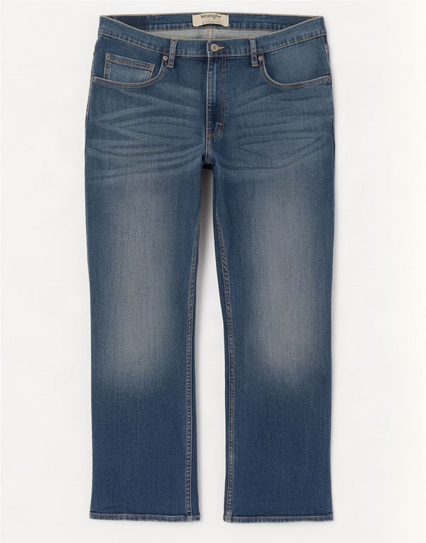 Ανδρικό τζιν Wrangler ίσιο W36 L30 Μπλε βαμβακερό