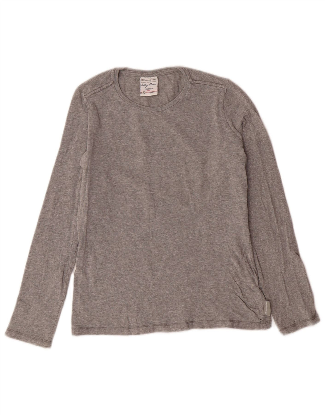 CHAMPION Γυναικεία Heritage Classics Top μακρυμάνικο UK 10 Small Grey