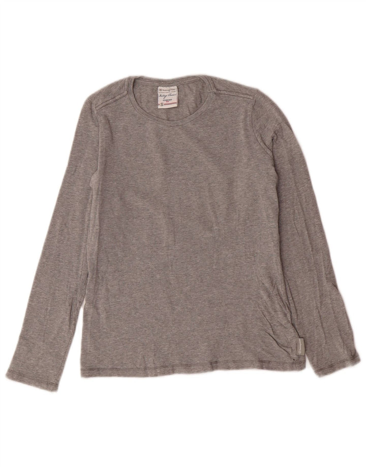 CHAMPION Γυναικεία Heritage Classics Top μακρυμάνικο UK 10 Small Grey