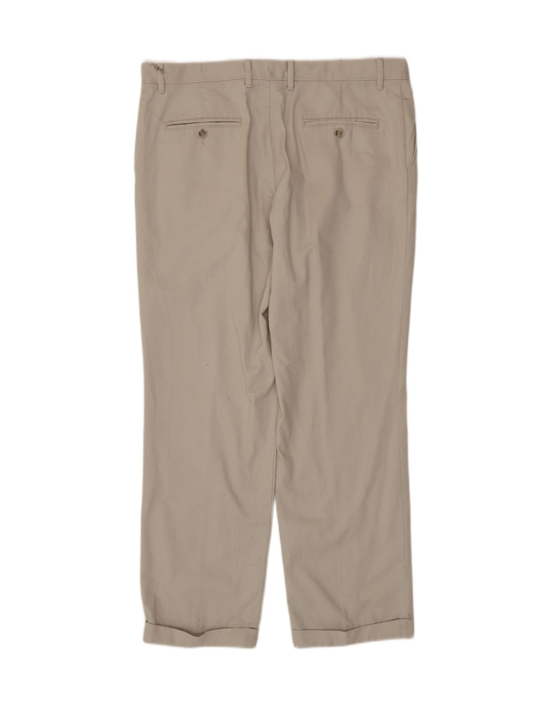 DOCKERS Ανδρικό παντελόνι Chino με καρφίτσα W38 L32 από λευκό βαμβακερό