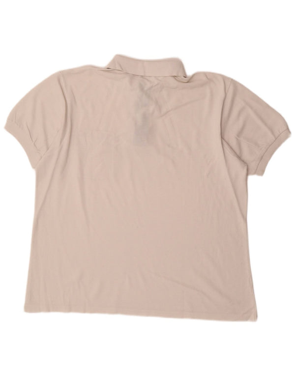 Ανδρικό πουκάμισο πόλο Lacoste 6 XL Λευκό βαμβακερό