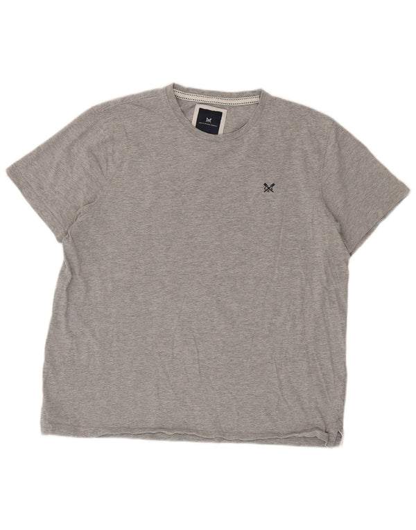 Ανδρικό T-Shirt Crew Clothing Top XL Γκρι βαμβακερό