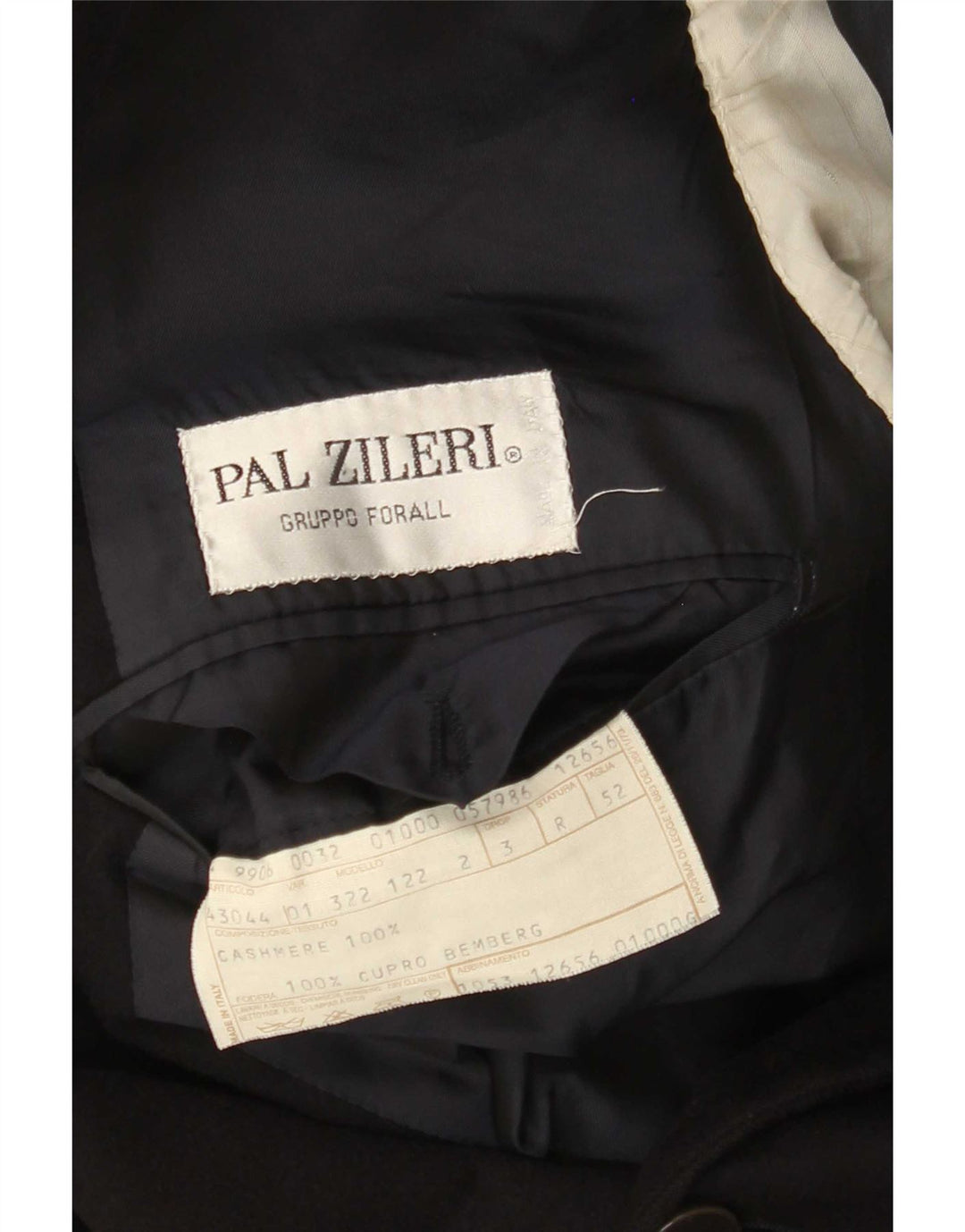 Pal Zileri Ανδρικό σακάκι σακάκι με 2 κουμπιά IT 52 XL Navy Blue Cashmere
