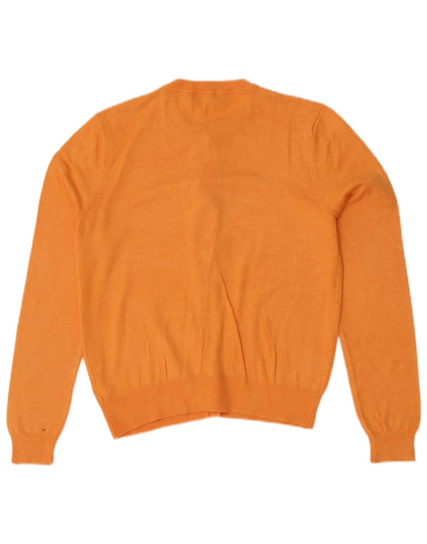 Marks & Spencer Γυναικείο πουλόβερ Crop Cardigan UK 12 Medium Orange