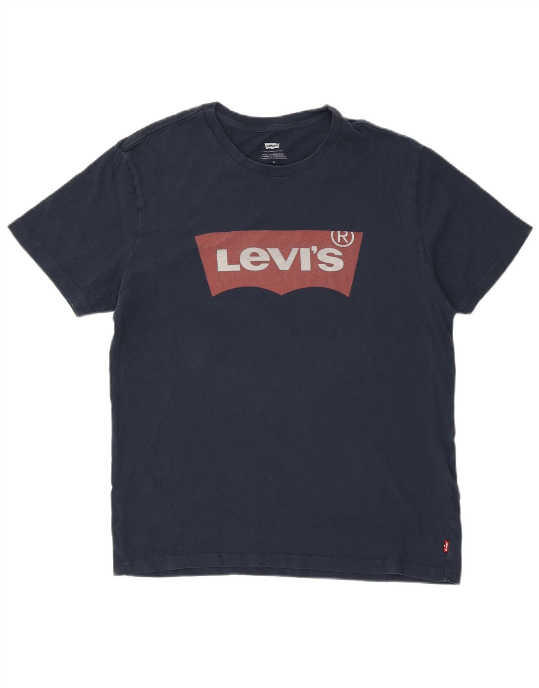 Ανδρικό γραφικό μπλουζάκι LEVI'S Μπλουζάκι μεσαίο μπλε βαμβακερό