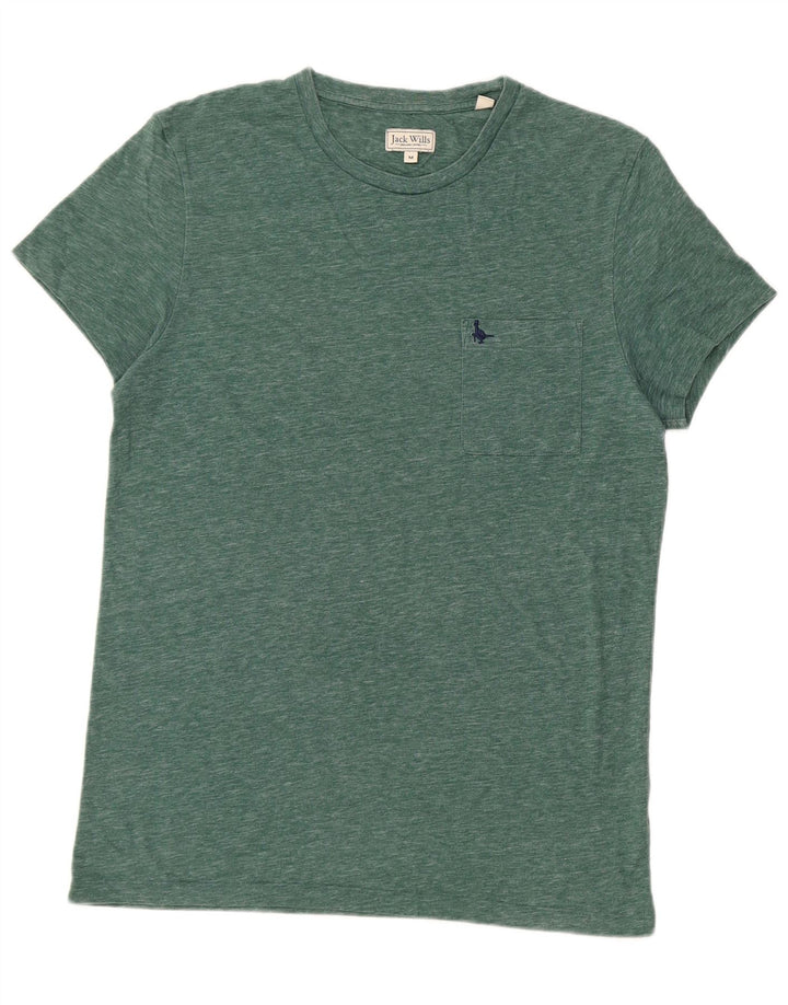 Ανδρικό T-Shirt Jack Wills Top Βαμβακερό μεσαίο πράσινο