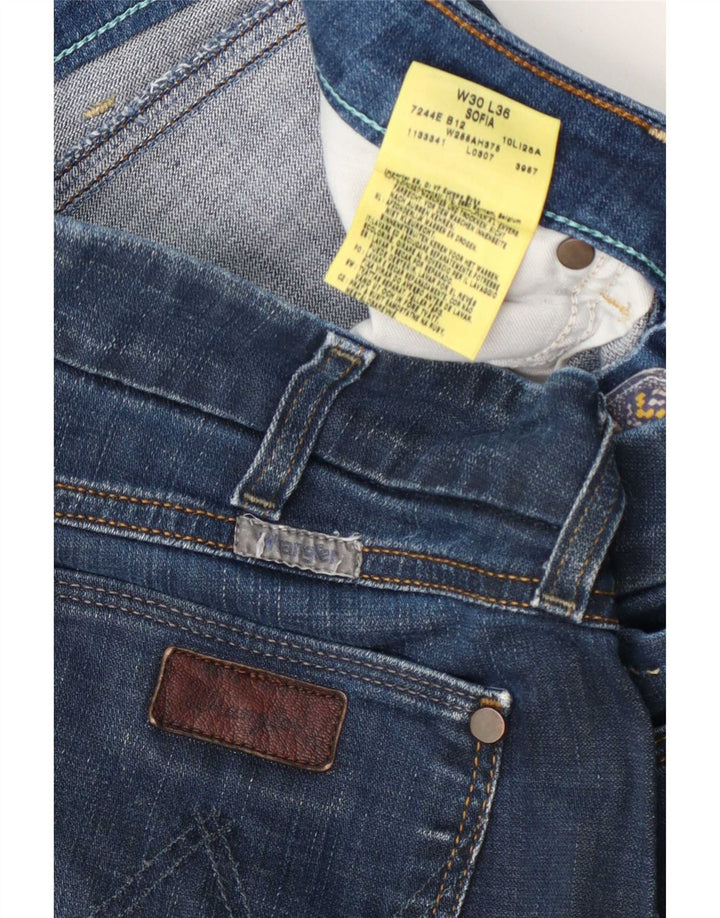Wrangler Γυναικείο Sofia Straight Jeans W30 L36 Μπλε βαμβακερό