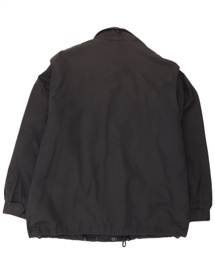 Ανδρικό Αντιανεμικό Μπουφάν Fila IT 50 Large Black Polyester