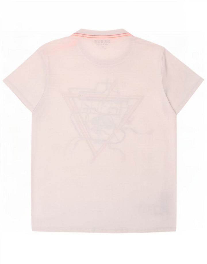 Γραφικό T-Shirt Guess Boys Top 13-14 ετών Λευκό
