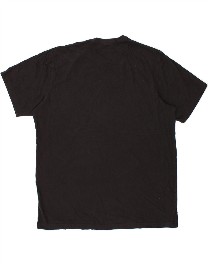 EDDIE BAUER Mens T-Shirt Top XL Black Cotton Vintage Eddie Bauer and Second-Hand Eddie Bauer from Messina Hembry 