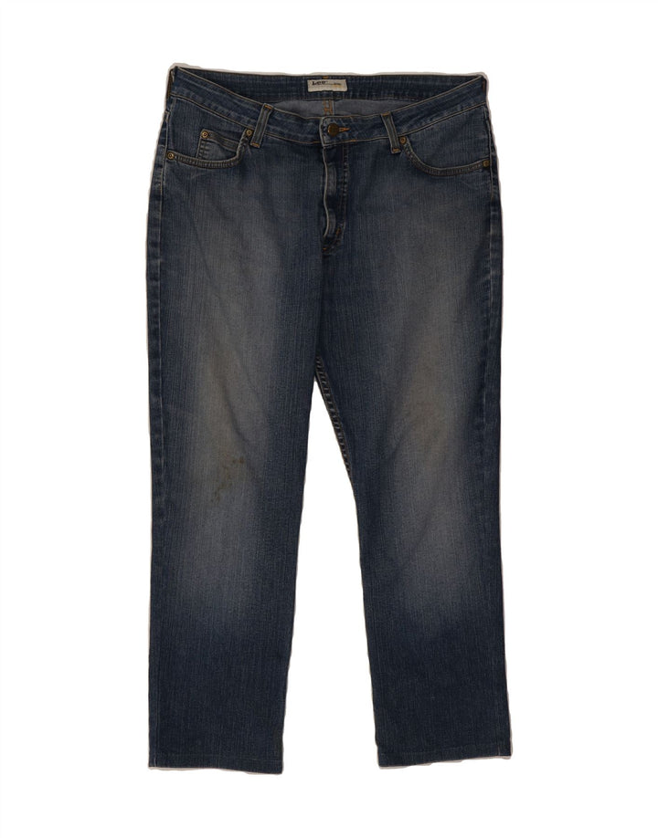 LEE Womens Cameron Cropped Jeans W36 L26 Blue Cotton Vintage Lee and Second-Hand Lee from Messina Hembry 