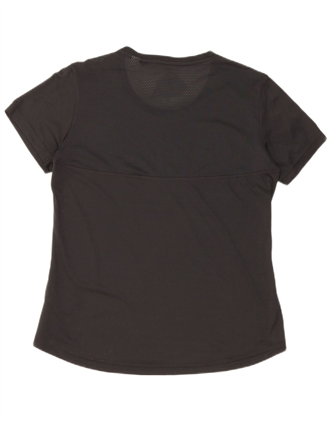 Γυναικείο T-Shirt Aeroready ADIDAS Top UK 12/14 Μεσαίο μαύρο πολυεστέρα
