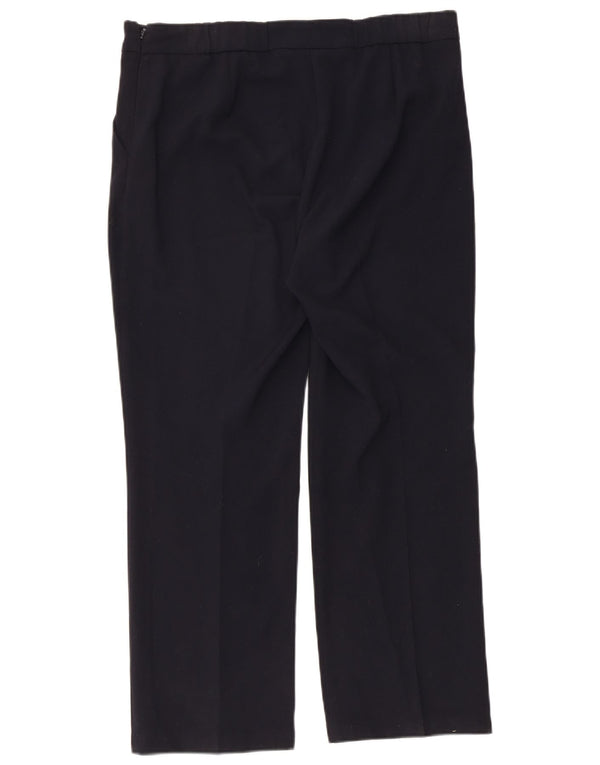 Γυναικεία Casual Παντελόνια Marks & Spencer UK 14 Large W34 L27 Navy Blue