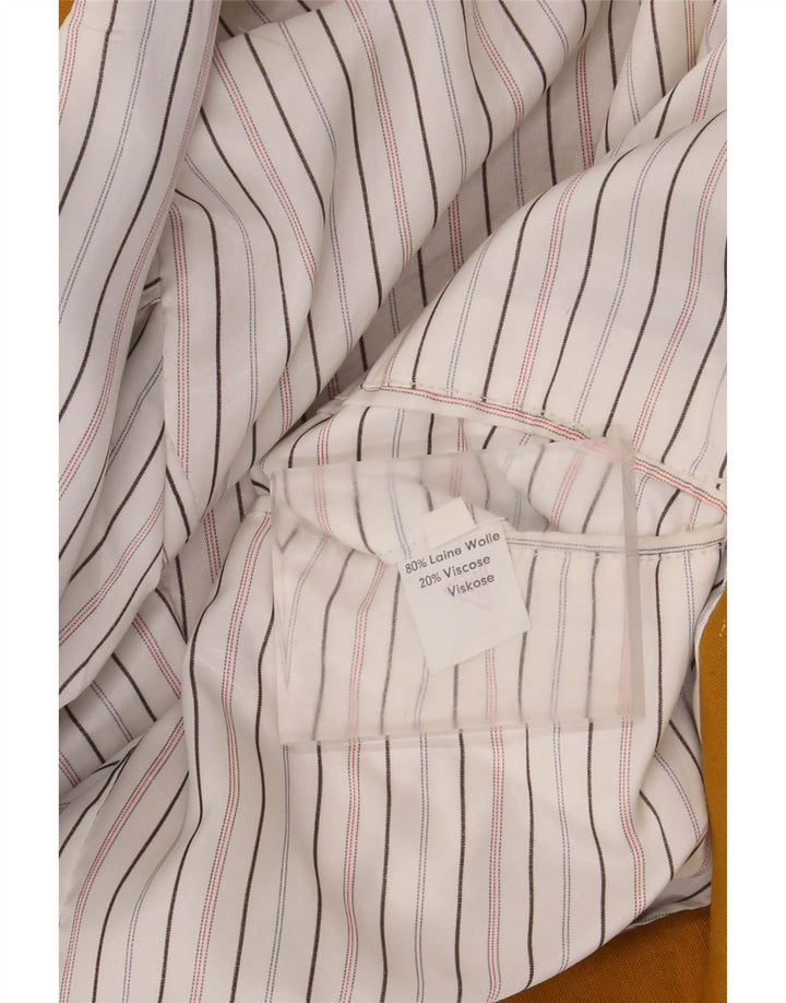 Vintage Ανδρικό Σακάκι Μπλέιζερ με διπλό στήθος UK 40 μεγάλο κίτρινο μαλλί