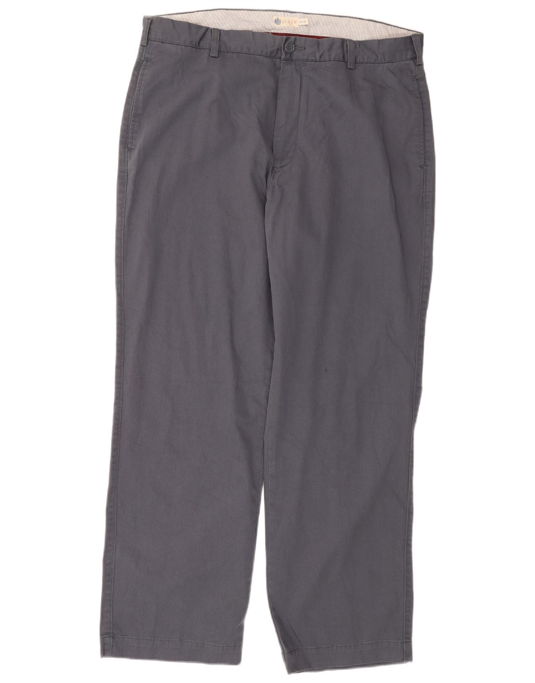 J. CREW Ανδρικό ίσιο παντελόνι Chino W38 L32 Γκρι βαμβακερό