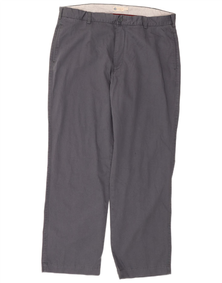 J. CREW Ανδρικό ίσιο παντελόνι Chino W38 L32 Γκρι βαμβακερό