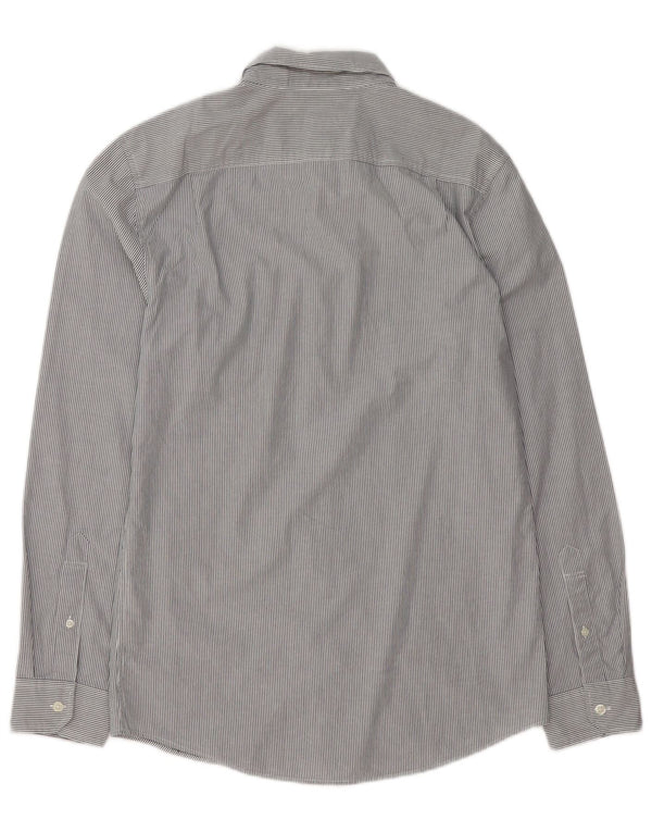 Jack Wills Ανδρικό πουκάμισο Classic Fit Μικρό βαμβακερό γκρι ρίγες