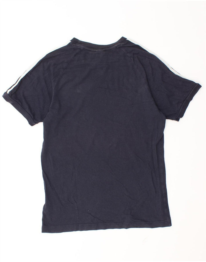 Ανδρικό T-Shirt Adidas Top Small Navy Blue από βαμβάκι