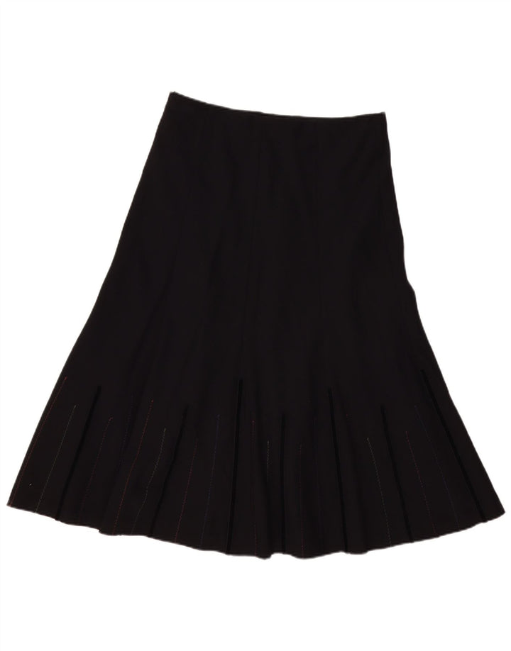 Marks & Spencer Γυναικεία φούστα Α-γραμμής UK 12 Medium W32 Μαύρο Πολυεστέρας