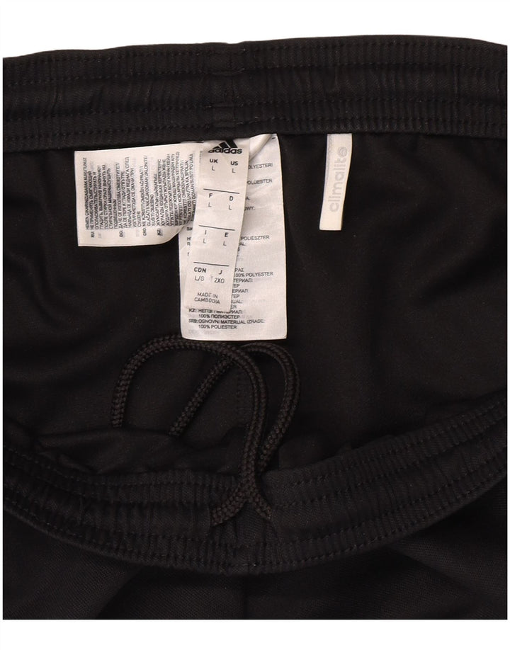 Ανδρικό σορτς Adidas Climalite Sport μεγάλο μαύρο πολυεστέρα