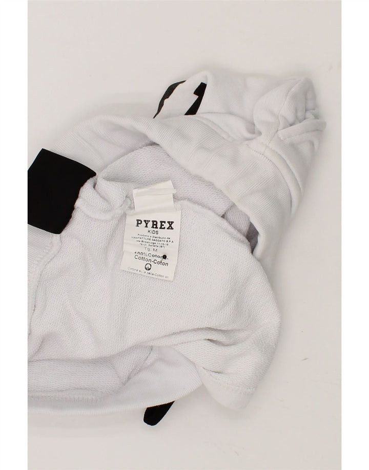 PYREX Girls Graphic Sport Shorts 7-8 Years Medium White Cotton Vintage Pyrex and Second-Hand Pyrex from Messina Hembry 
