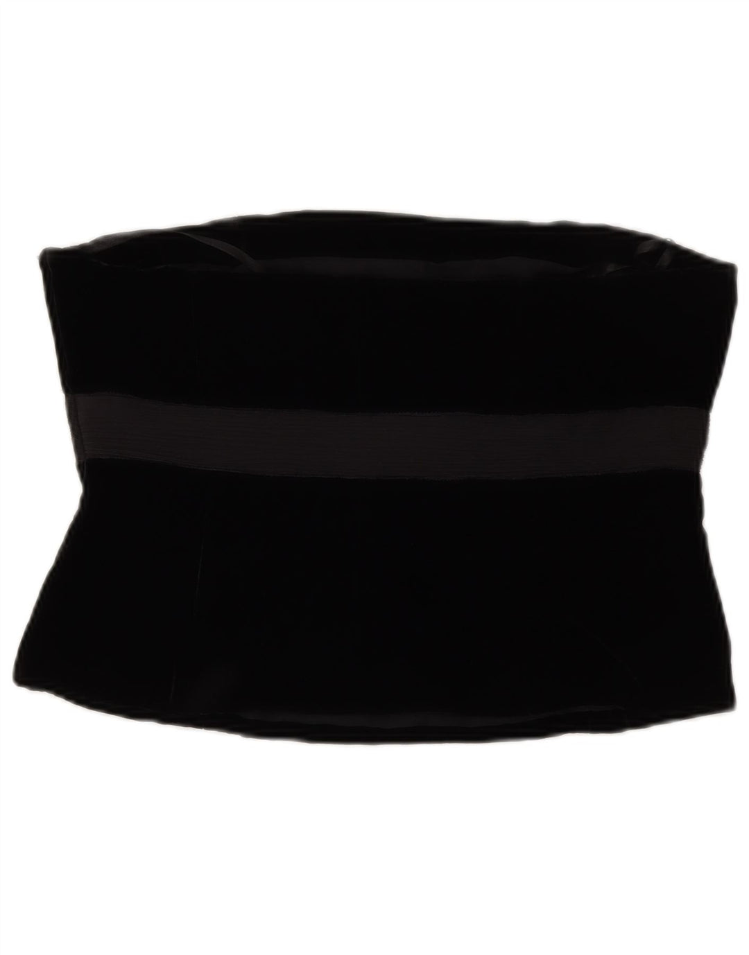 Γυναικείο βελούδινο κορσέ LAURA ASHLEY 14 μεσαία μαύρη βισκόζη