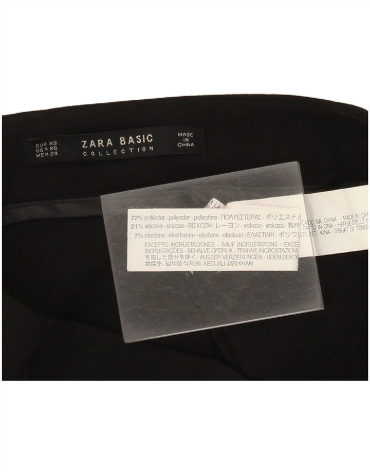 Zara Γυναικείο σορτς Casual XS W24 μαύρο πολυεστέρα