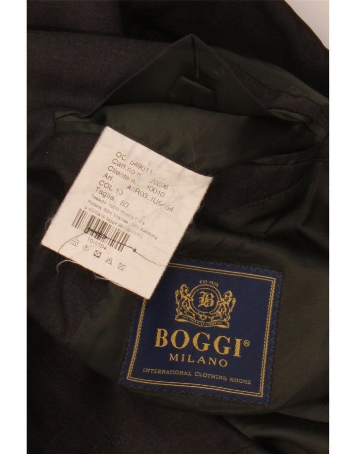 Boggi Ανδρικό Μπουφάν Blazer IT 50 Large Black Wool