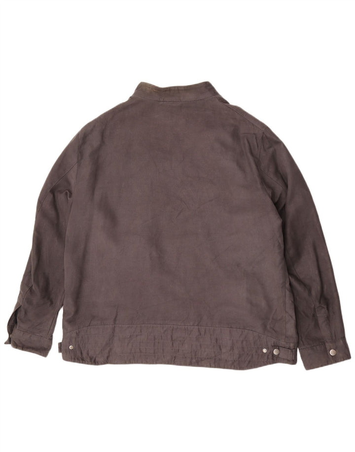 Marks & Spencer Ανδρικό μπουφάν Bomber UK 46 3XL Grey Polyester