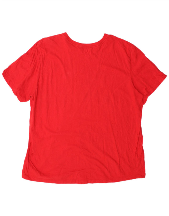 Ανδρικό γραφικό μπλουζάκι Nike 2XL κόκκινο