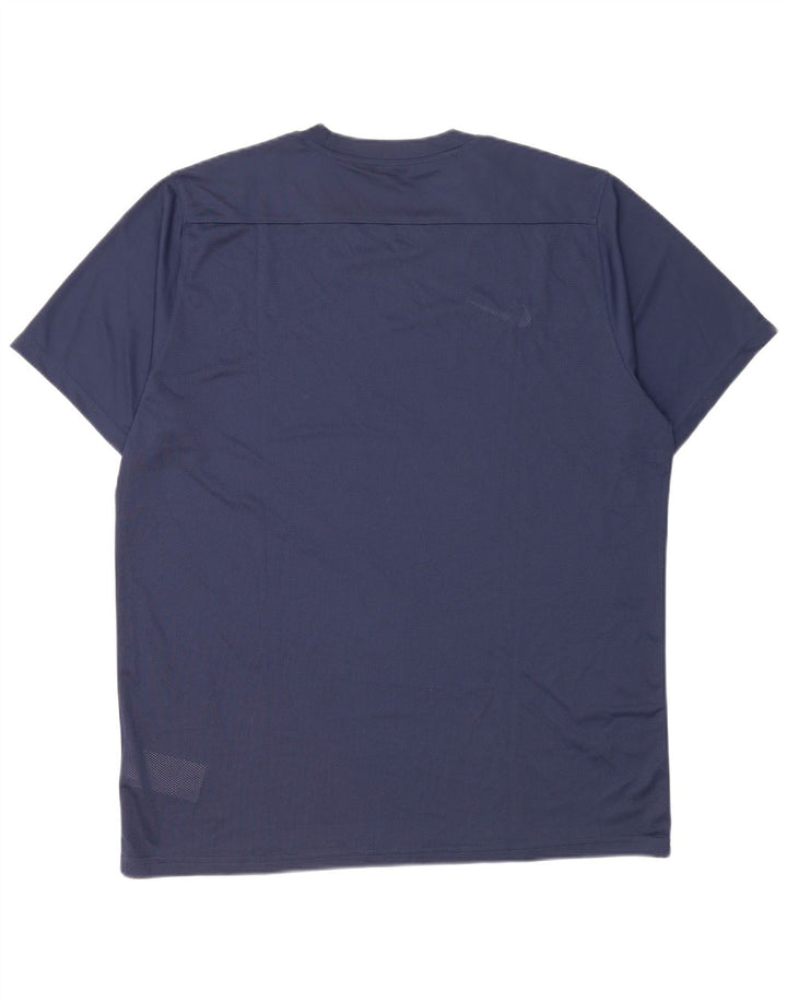 Ανδρικό T-shirt Nike Dri Fit Top 2XL Navy Blue Polyester