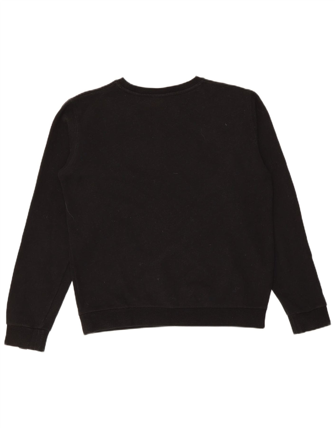 Ellesse Γυναικείο γραφικό υπερμεγέθη φούτερ Jumper UK 8 Μικρό μαύρο βαμβακερό
