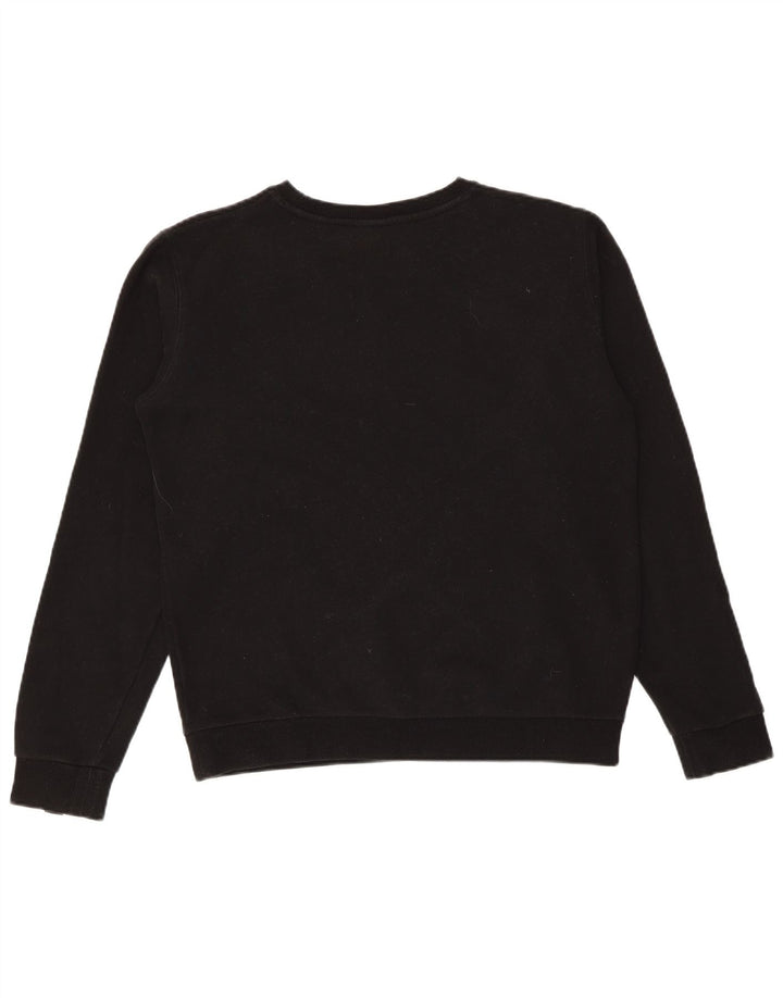 Ellesse Γυναικείο γραφικό υπερμεγέθη φούτερ Jumper UK 8 Μικρό μαύρο βαμβακερό