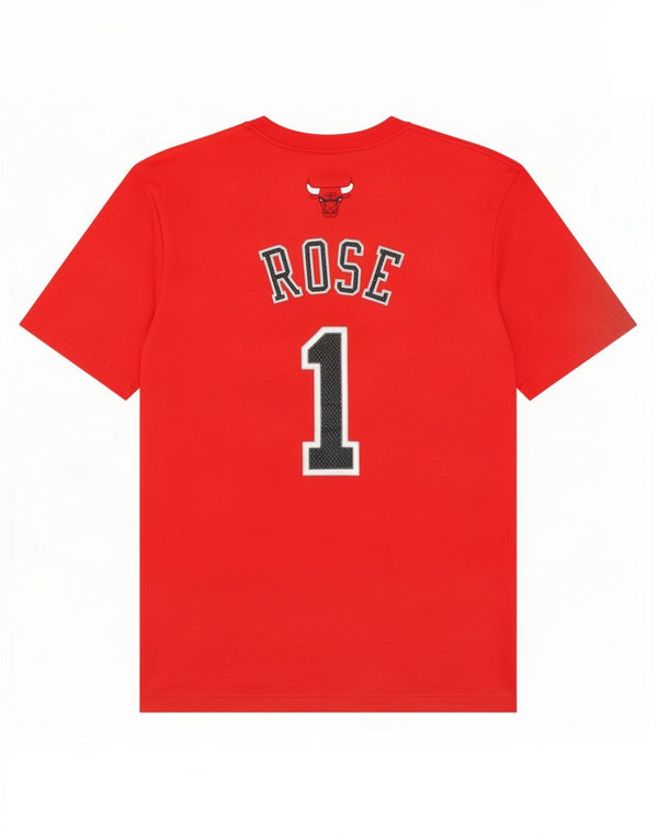 Γραφικό T-shirt Adidas Mens Chicago Bulls Top Small Red Polyester