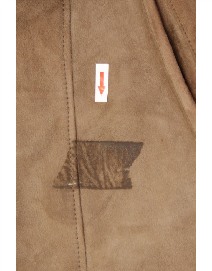Vintage Γυναικείο Παλτό Shearling UK 18 XL Beige Shearling