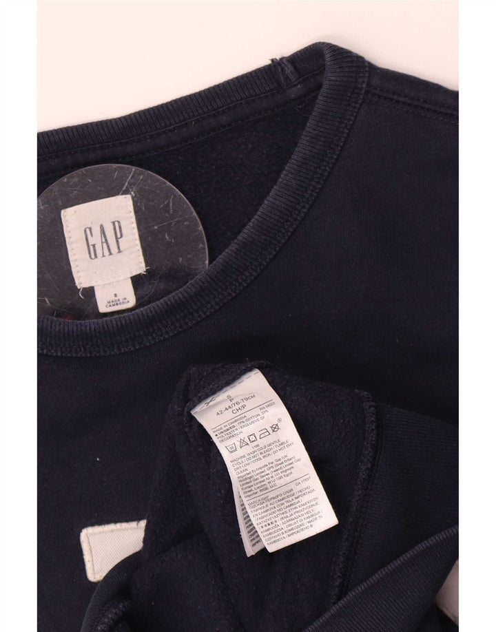 Ανδρικό γραφικό φούτερ Gap Jumper Small Navy Blue Cotton