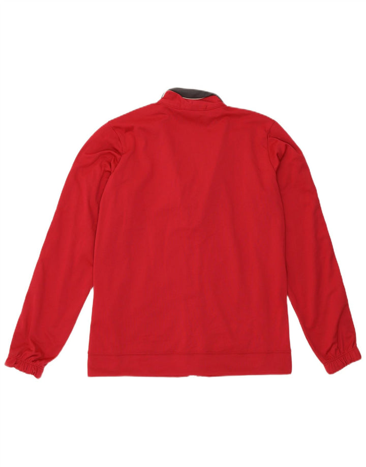 Champion Womens Easy Fit Top Jacket UK 10 Small Red Polyester