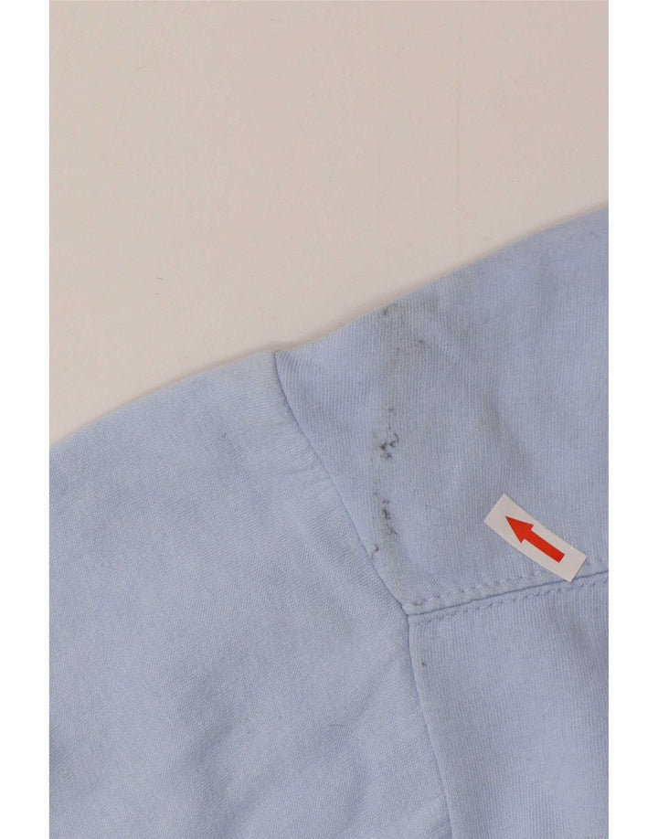 Zara Γυναικεία φούτερ μεγάλης κλίμακας Crop Jumper UK 10 Small Blue Polyester