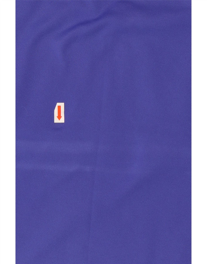 Ανδρική φόρμα πουλόβερ με φερμουάρ Dri Fit NIKE Top XL Blue Polyester