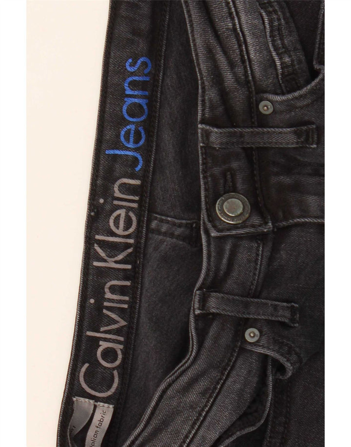 Calvin Klein Γυναικείο Slim Bootcut Jeans W28 L32 Μαύρο Lyocell