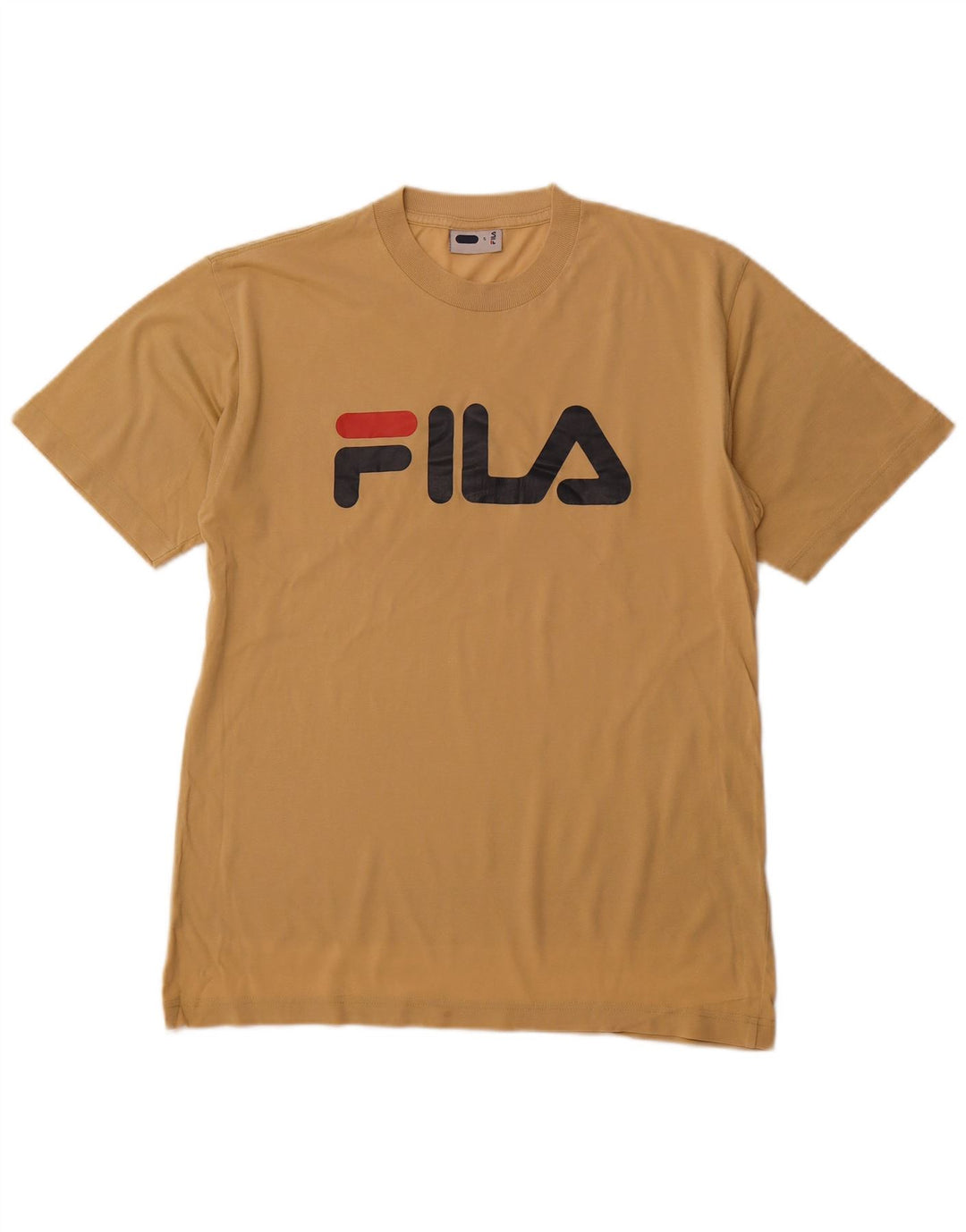 Ανδρικό γραφικό T-Shirt FILA Top Small Beige