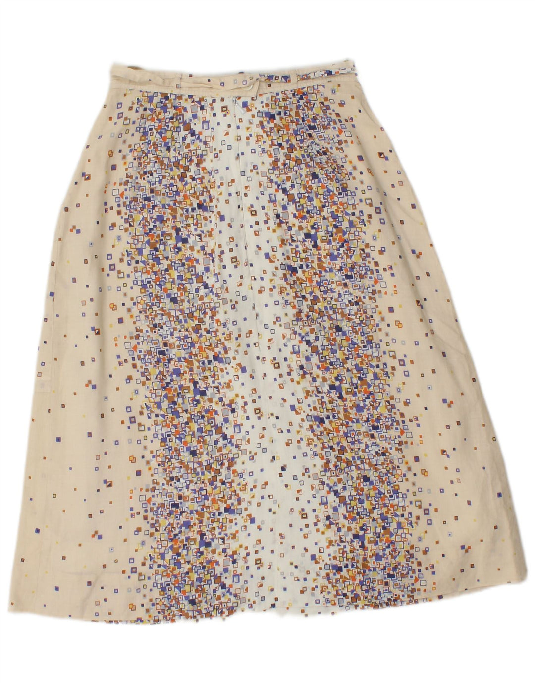 PANCALDI & B Γυναικείο Σετ Φούστας 2 τεμαχίων UK 4 XS W24 Μπεζ γεωμετρικό βαμβακερό